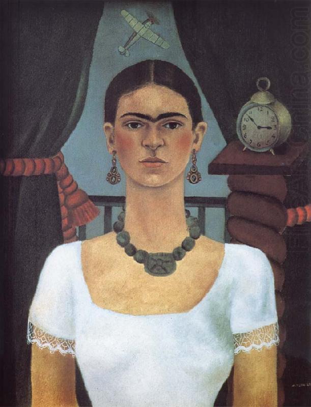 Frida Kahlo Self-Portrait Time files china oil painting image